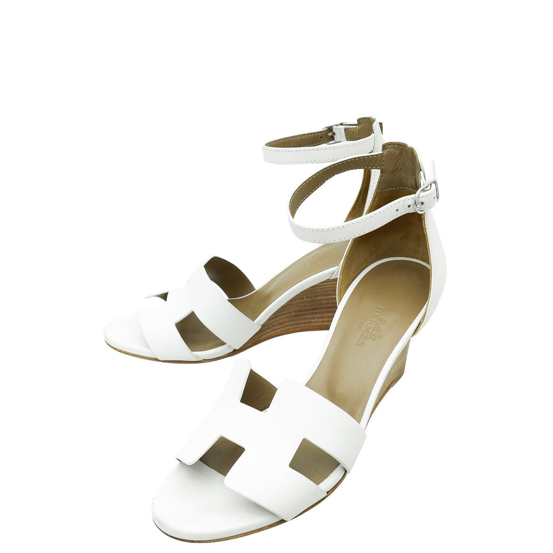 Top quality Hermes Blanc Legend Sandal 36