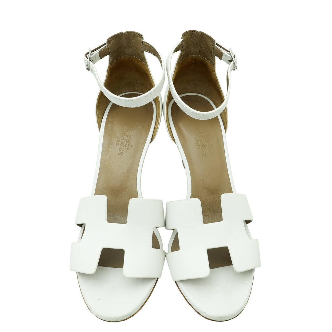 Top quality Hermes Blanc Legend Sandal 36