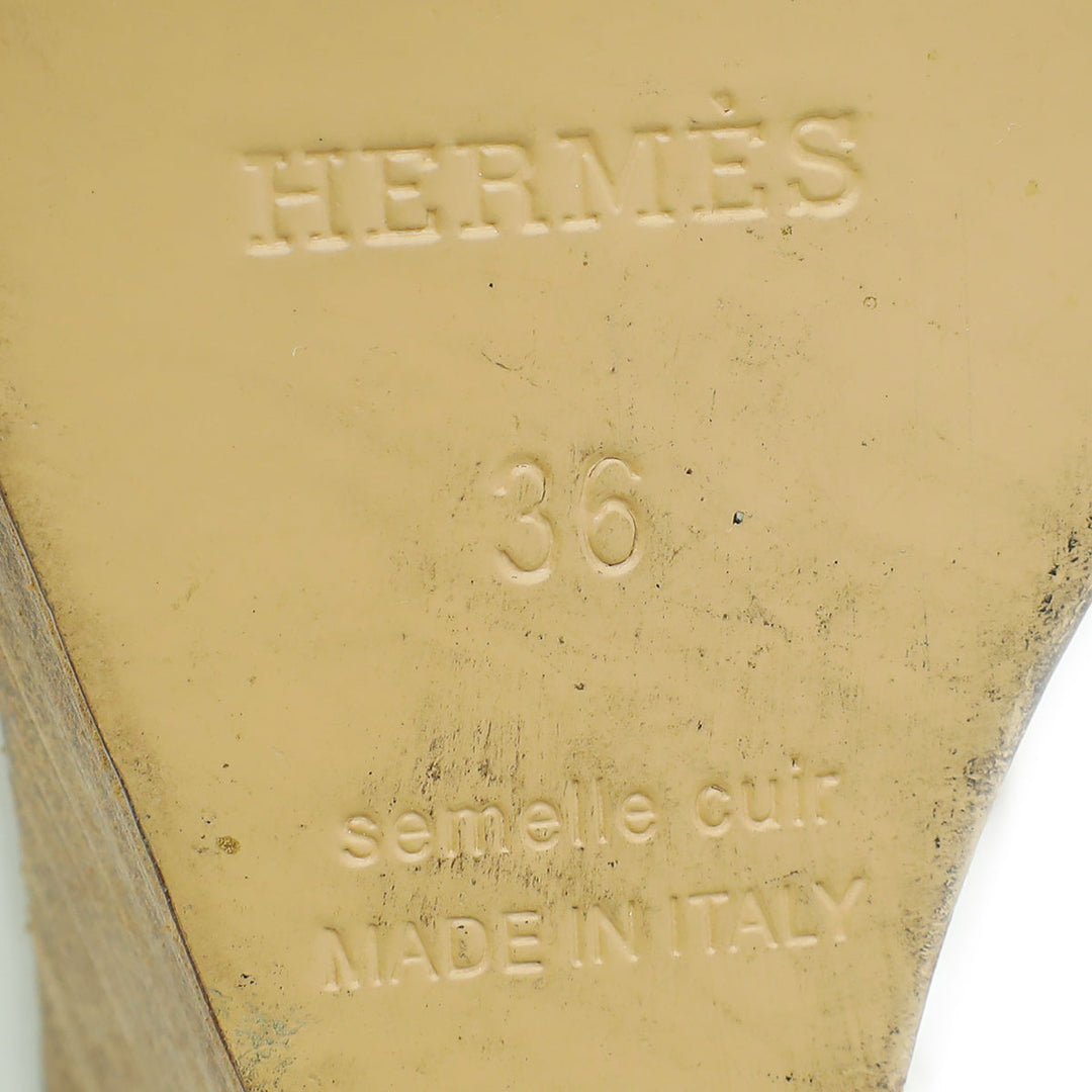 Top quality Hermes Blanc Legend Sandal 36