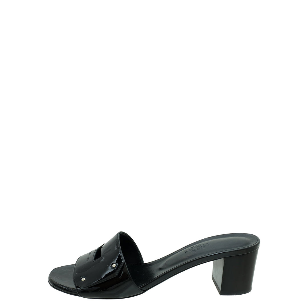 Top quality Hermes Noir Very Sandals 37.5