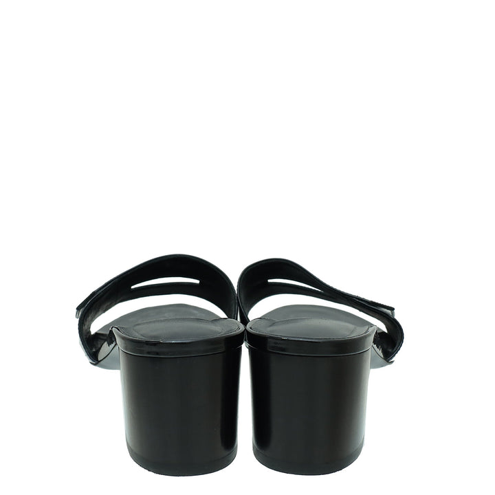 Top quality Hermes Noir Very Sandals 37.5