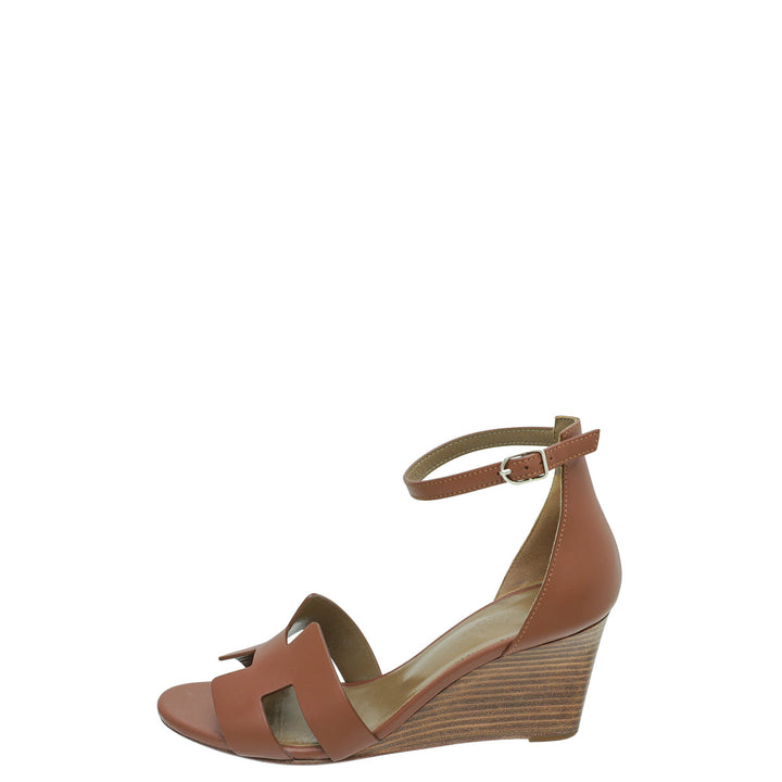 Hermes Gold Legend Sandal 37.5