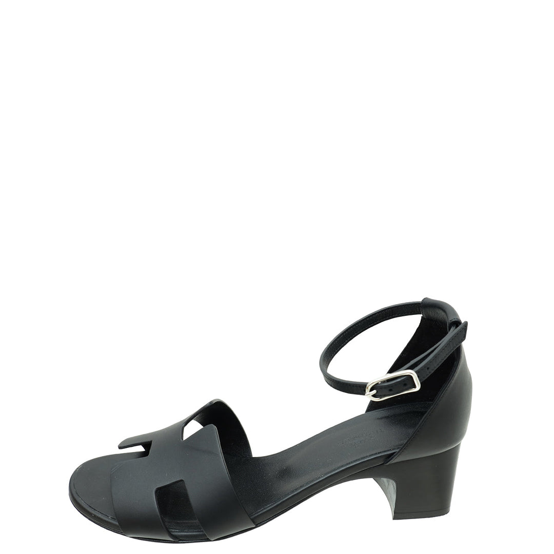 Top quality Hermes Noir Encens 50 Sandal 38.5