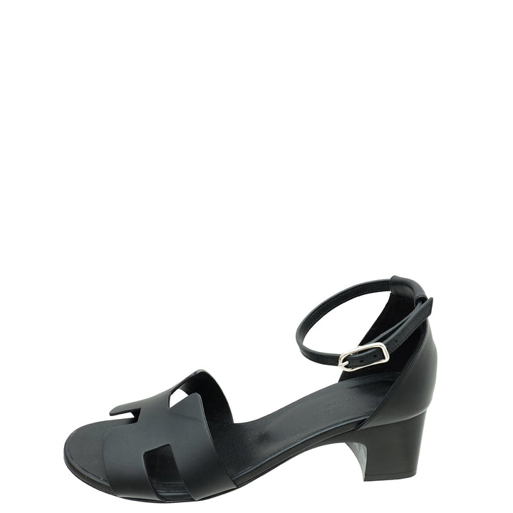 Top quality Hermes Noir Encens 50 Sandal 38.5