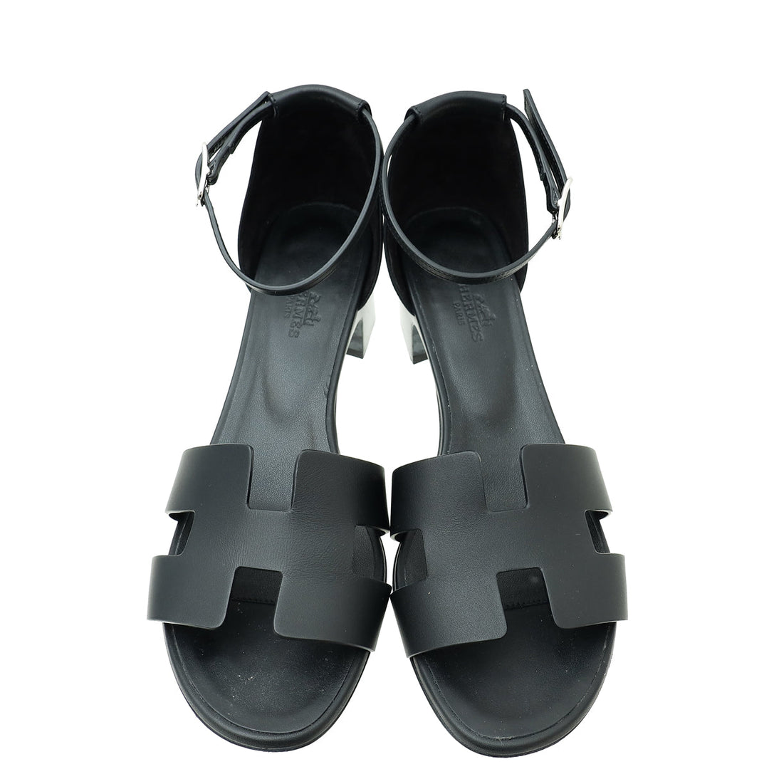 Top quality Hermes Noir Encens 50 Sandal 38.5