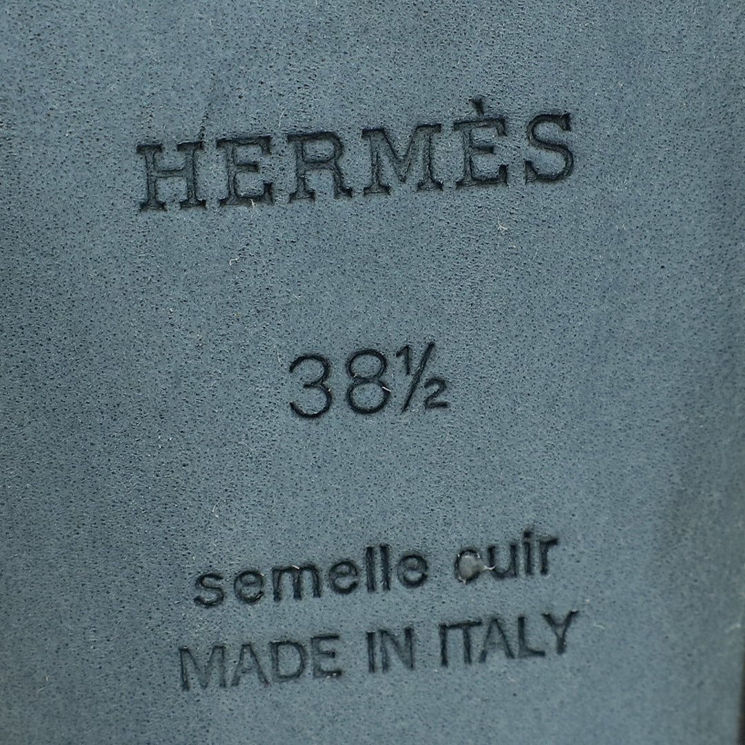 Top quality Hermes Noir Encens 50 Sandal 38.5