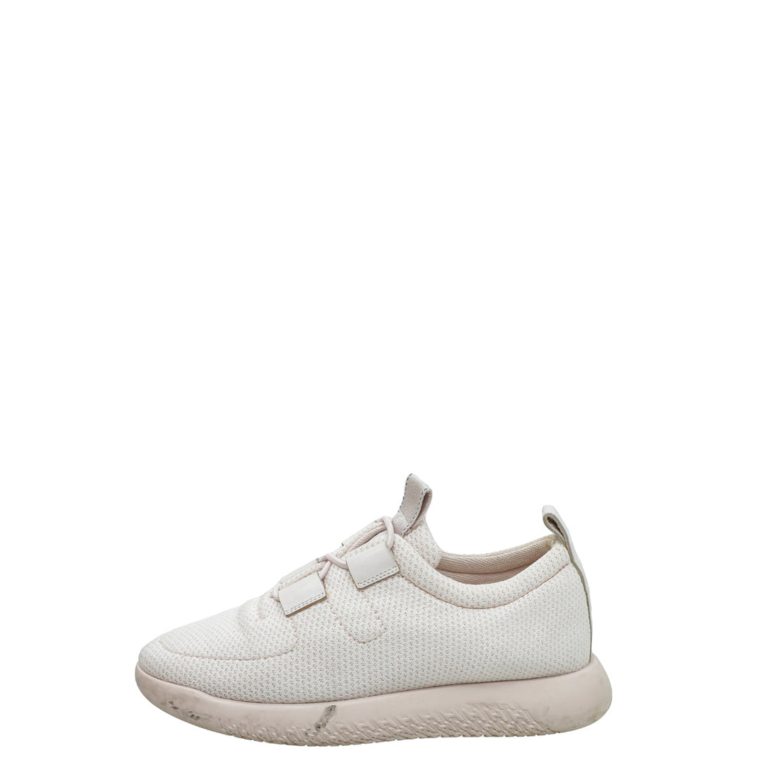 Top quality Hermes Light Pink Team Sneakers 38.5