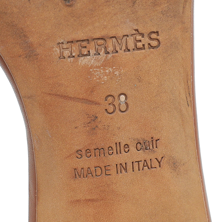 Top quality Hermes Gold Box Oasis Sandal 38