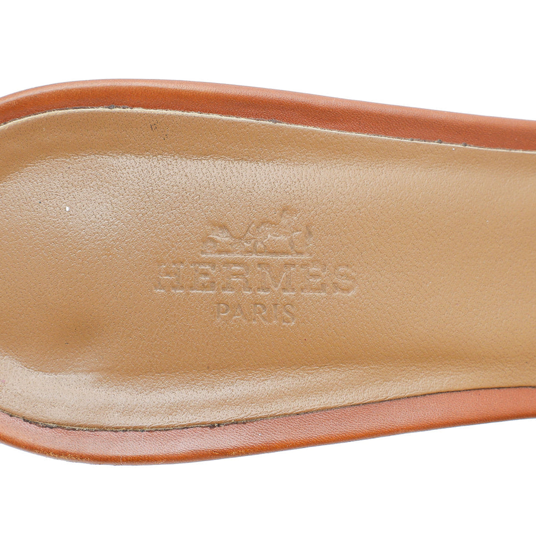 Top quality Hermes Gold Box Oasis Sandal 38