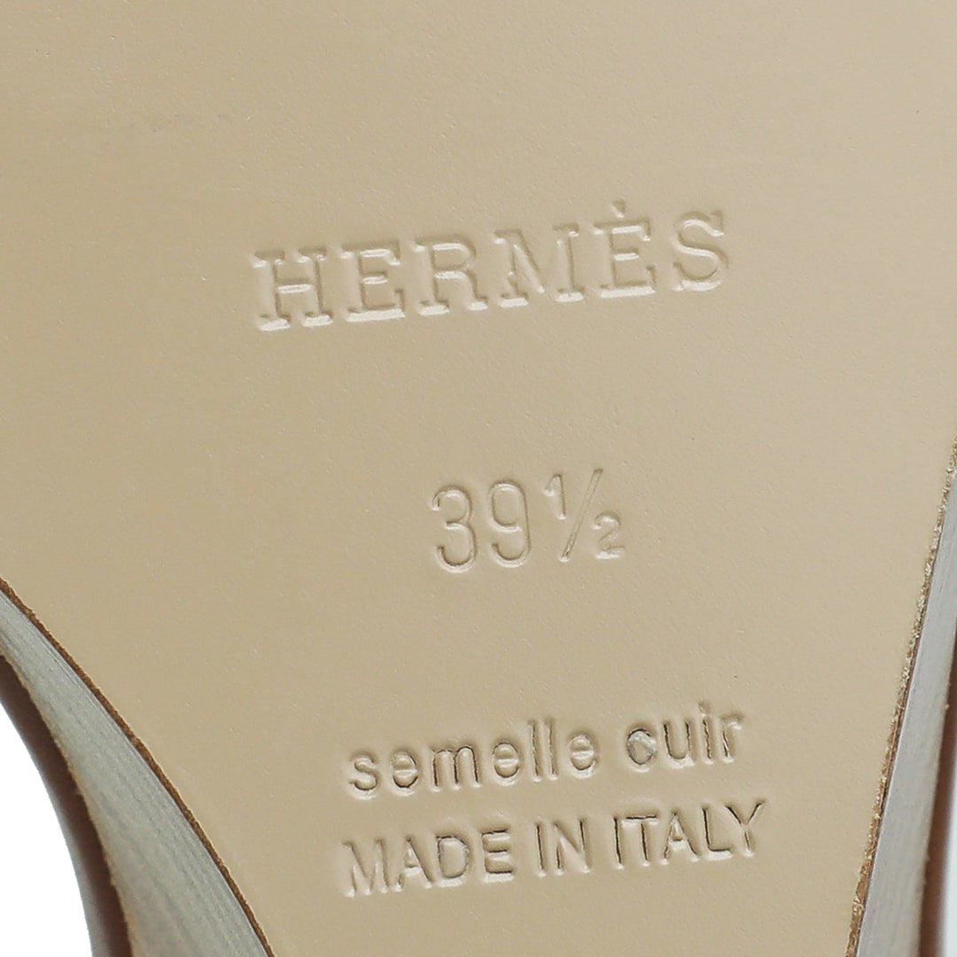 Hermes Brown Legend Sandals 39.5