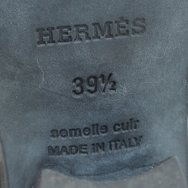 Top quality Hermes Noir Romanza Sandals 39.5