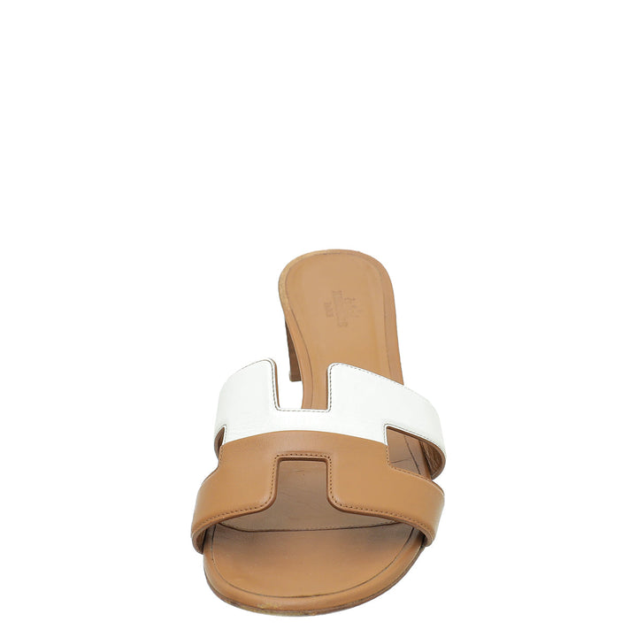 Top quality Hermes Bicolor Oasis Sandal 39