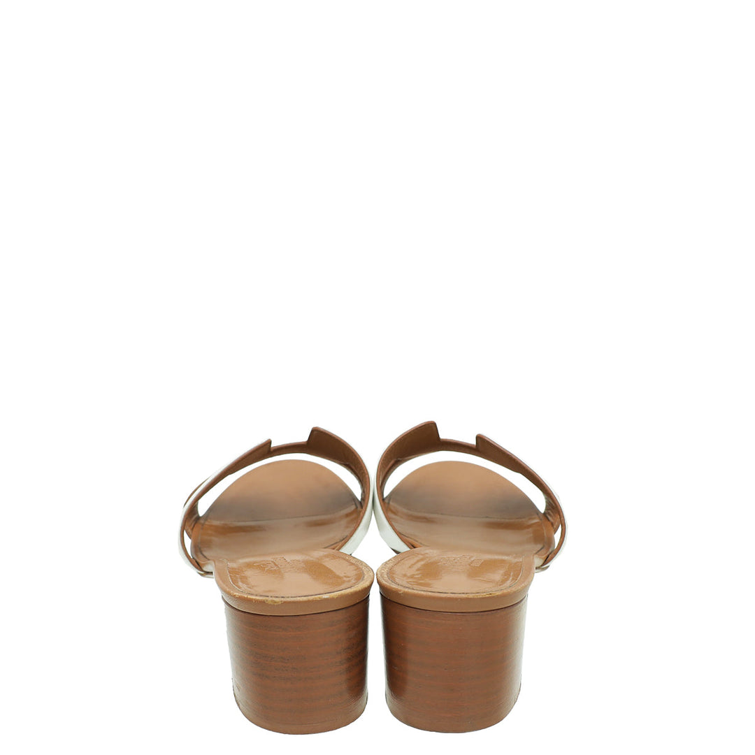 Top quality Hermes Bicolor Oasis Sandal 39