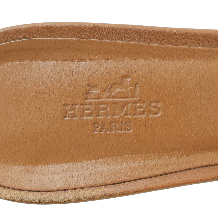 Top quality Hermes Bicolor Oasis Sandal 39