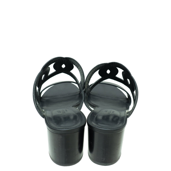 Top quality Hermes Noir Bikini Sandal 40.5