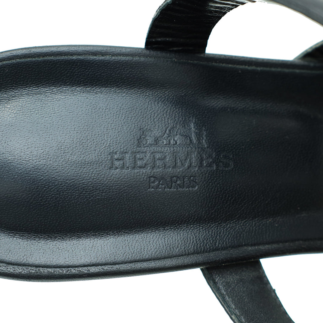 Top quality Hermes Noir Bikini Sandal 40.5
