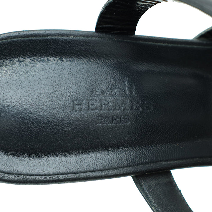Top quality Hermes Noir Bikini Sandal 40.5