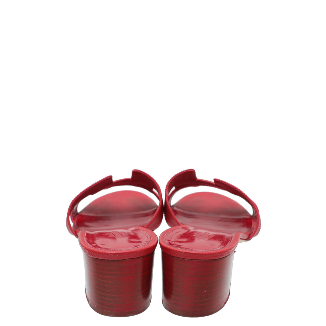 Hermes Casaque Oasis Sandals 40