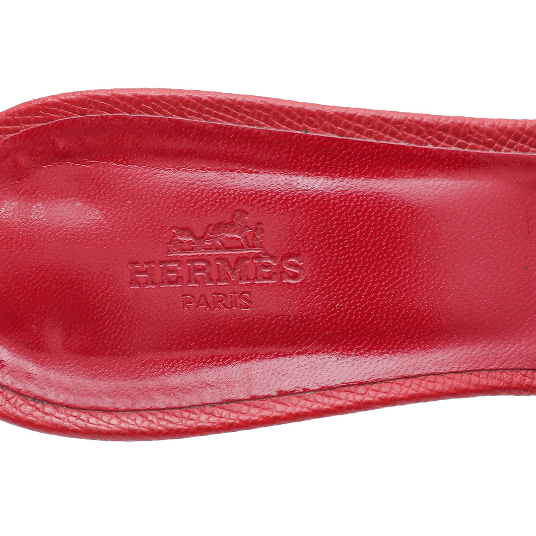 Hermes Casaque Oasis Sandals 40