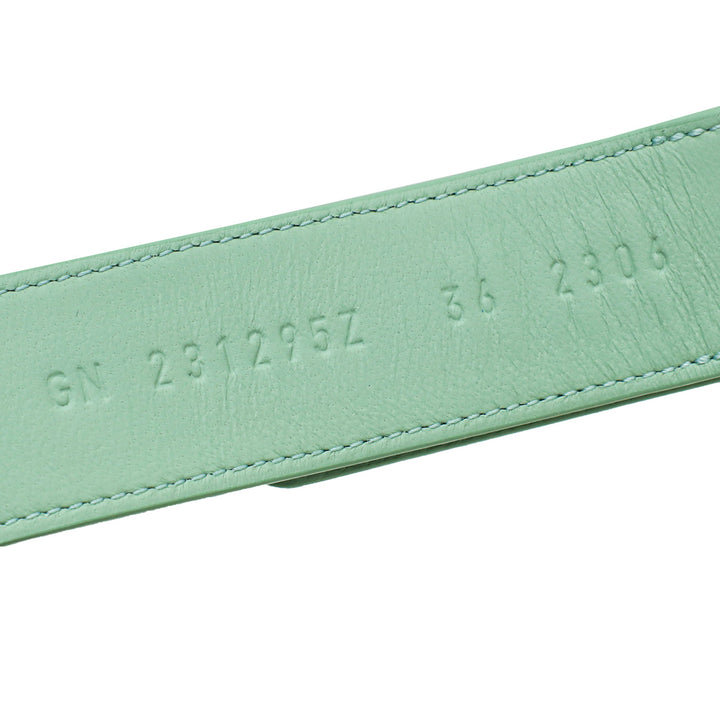 Top quality Hermes Vert Jade Chypre Sandals 36