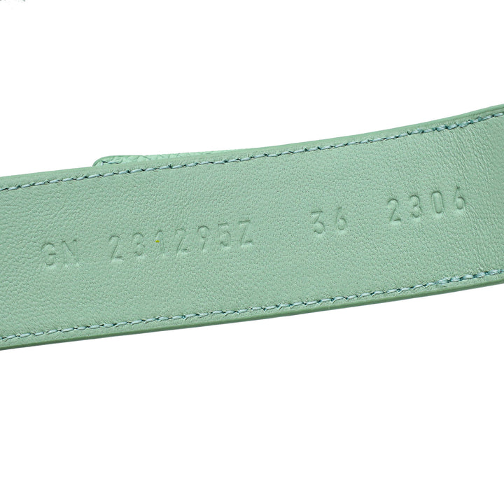 Top quality Hermes Vert Jade Chypre Sandals 36