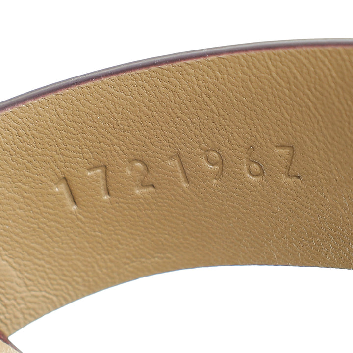 Top quality Hermes Bordeaux Legend Sandal 37.5