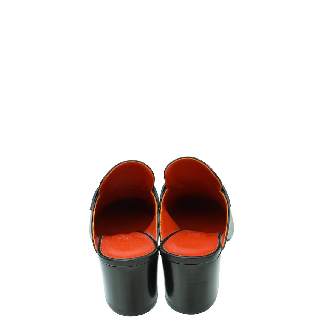 Hermes Black Paradis Mule 37