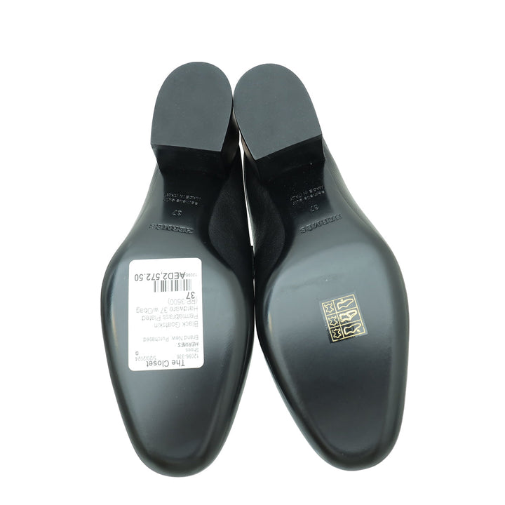 Top quality Hermes Black Paradis Mule 37