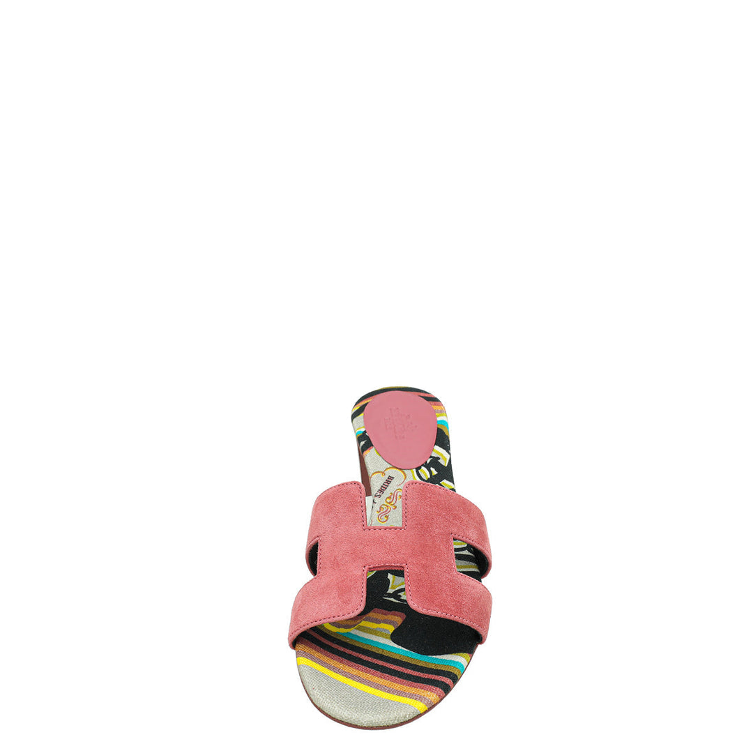 Top quality Hermes Rose De Venise Brides de Gala Oasis Sandal 37