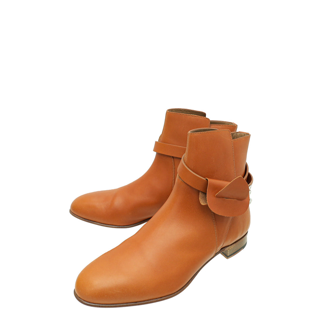 Hermes Natural Neo Heritage Ankle Boot 38