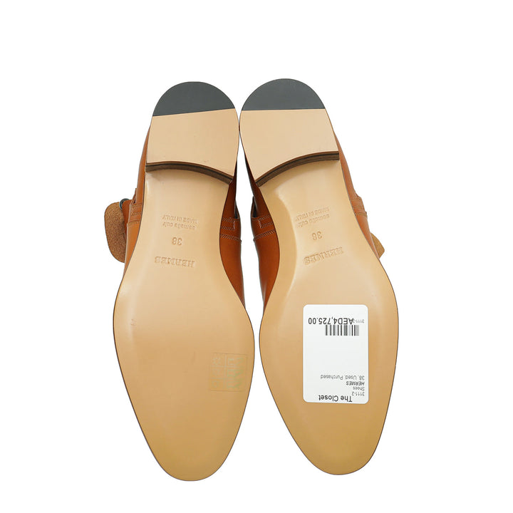 Hermes Natural Neo Heritage Ankle Boot 38