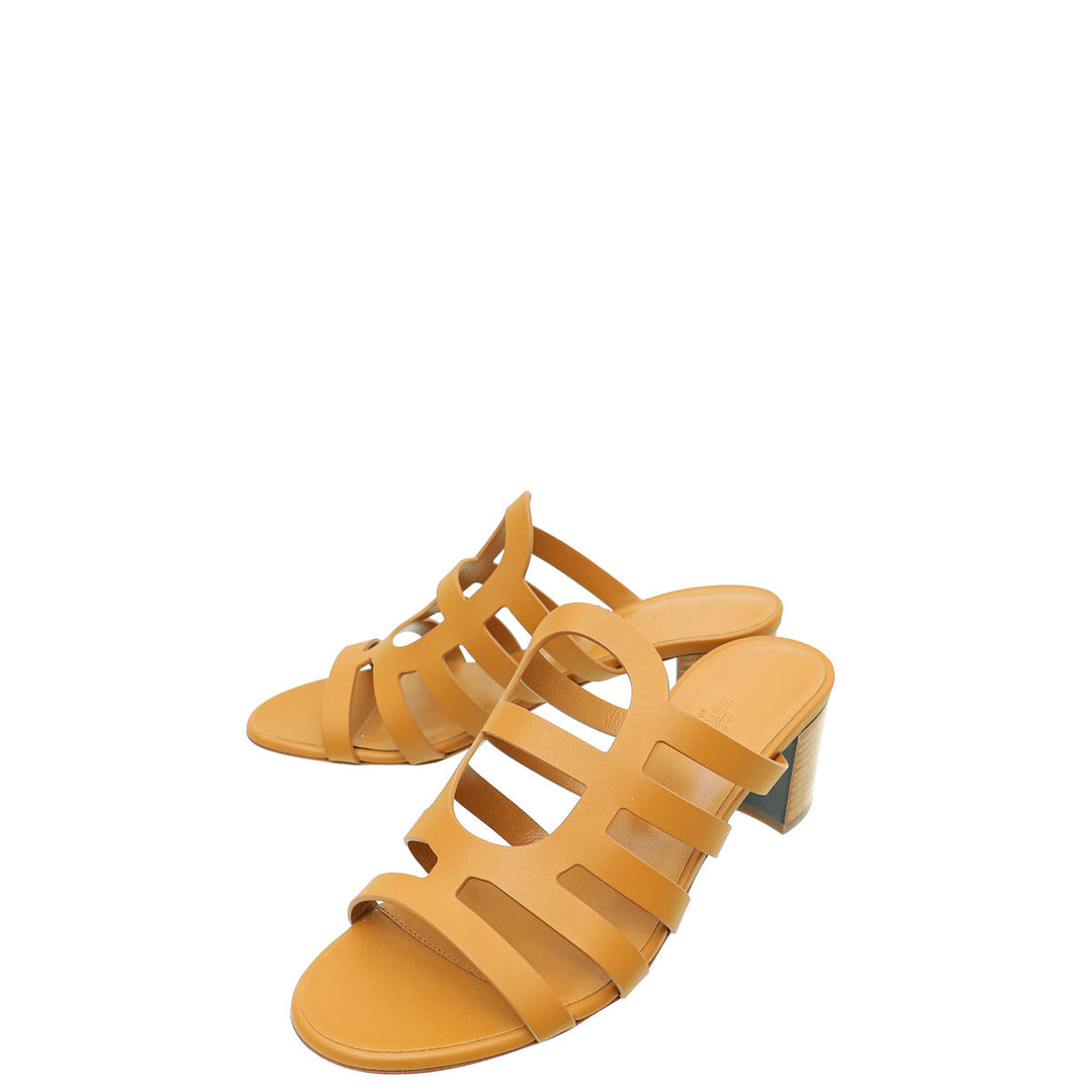 Top quality Hermes Natural Celena Sandal 38