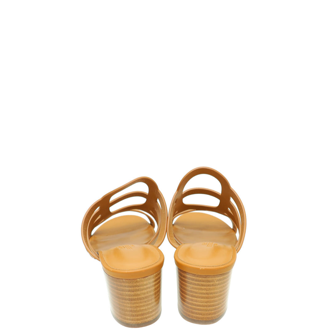 Top quality Hermes Natural Celena Sandal 38