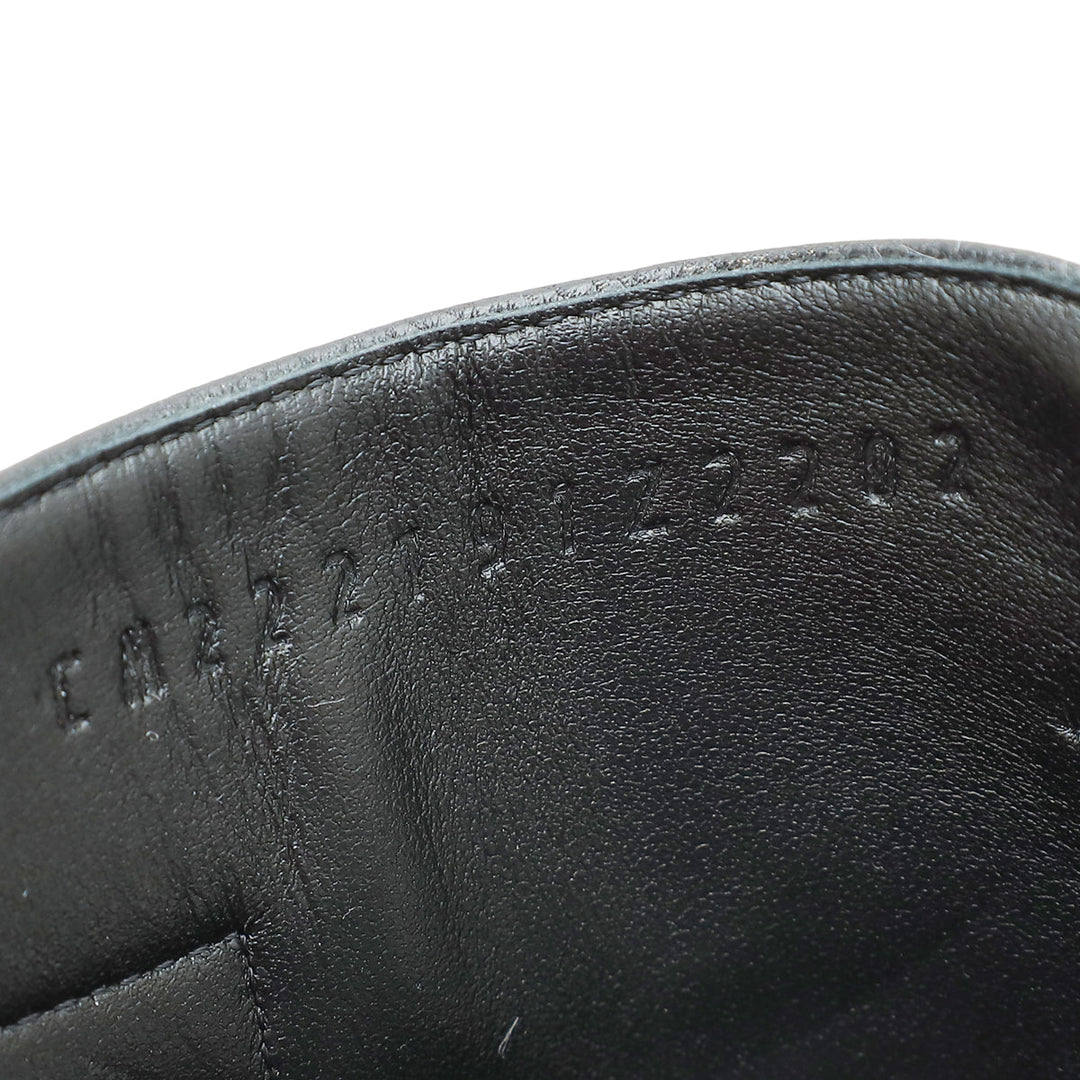 Top quality Hermes Noir Candy Sandal 38