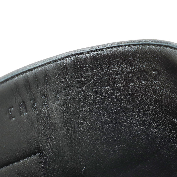 Top quality Hermes Noir Candy Sandal 38