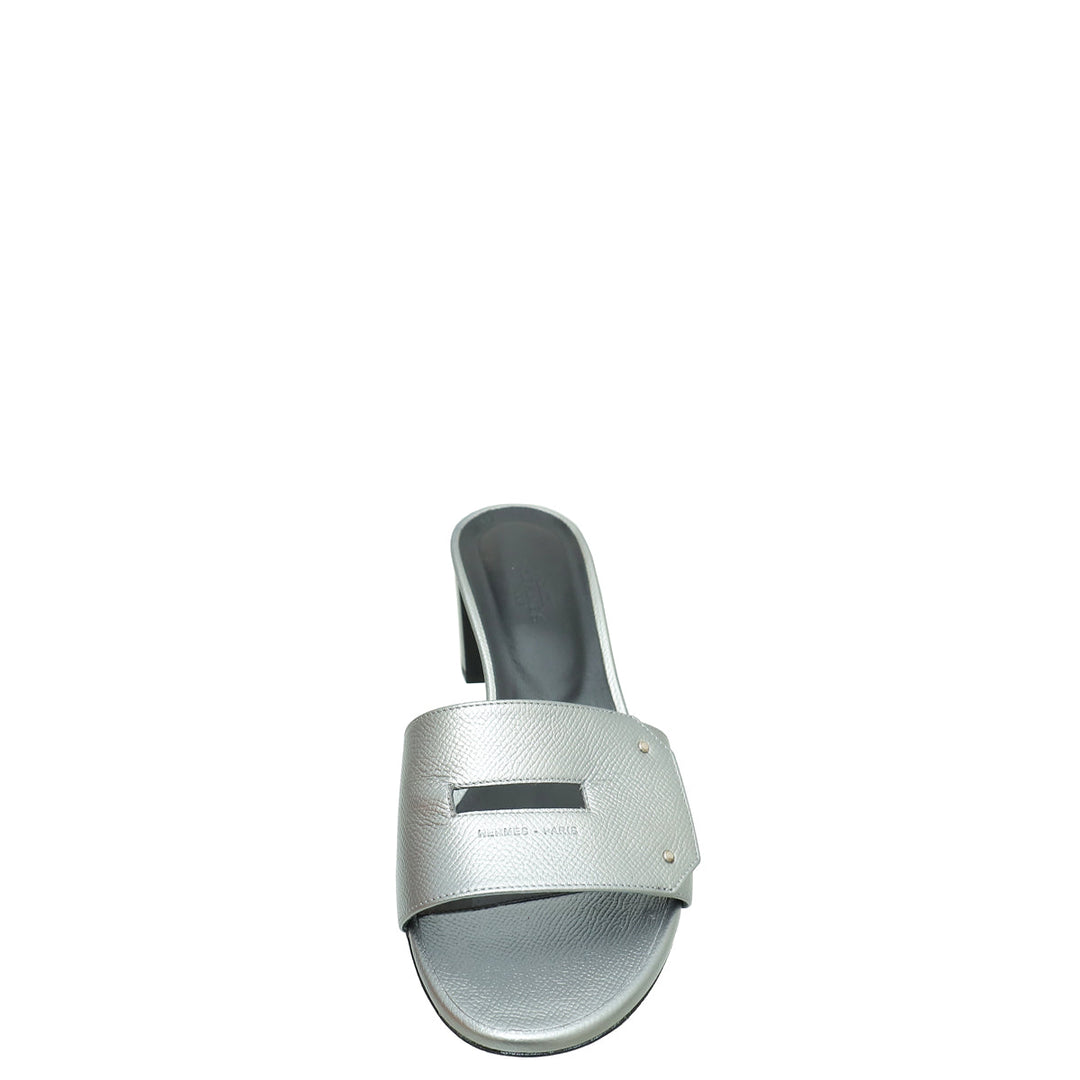 Top quality Hermes Gris Very Sandal 39.5