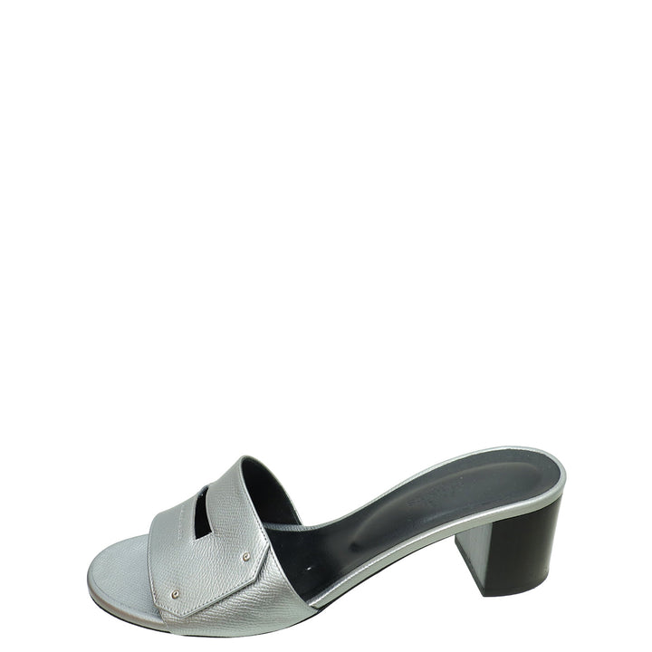 Top quality Hermes Gris Very Sandal 39.5