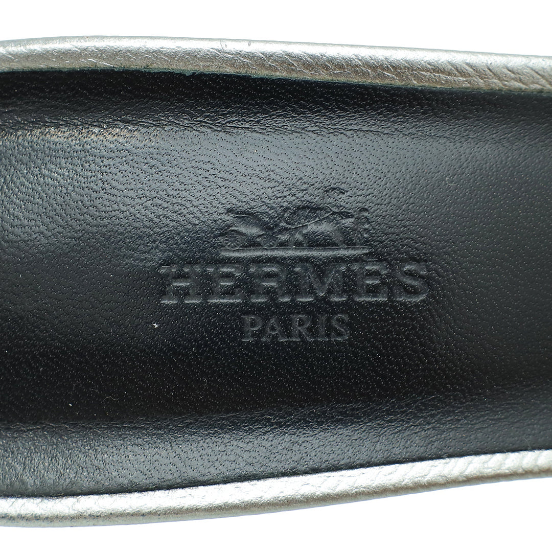 Top quality Hermes Gris Very Sandal 39.5