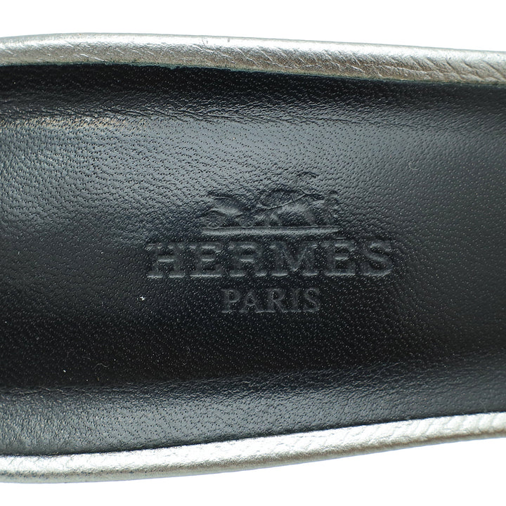 Top quality Hermes Gris Very Sandal 39.5