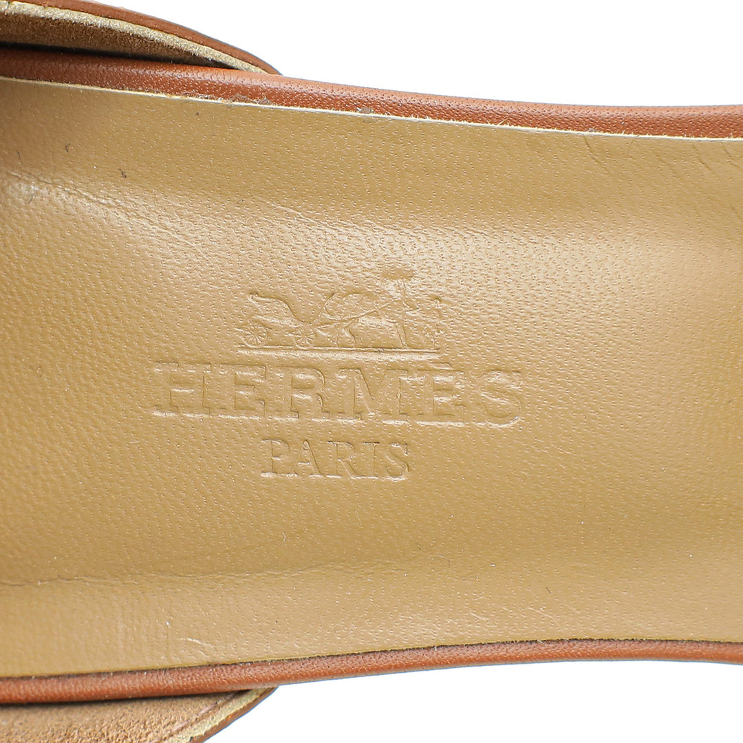 Top quality Hermes Gold Legend Sandal 39