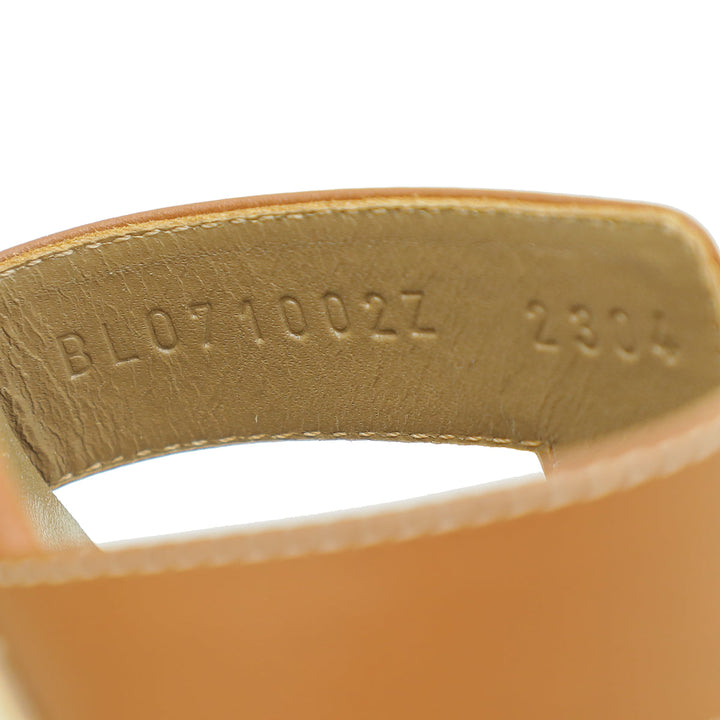 Top quality Hermes Gold Oasis Sandal 39