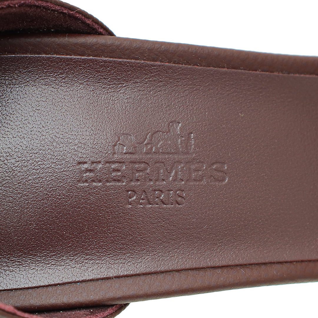 Top quality Hermes Rouge H Sandal 39