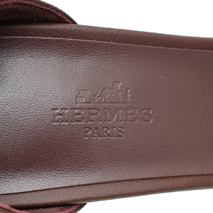 Top quality Hermes Rouge H Sandal 39