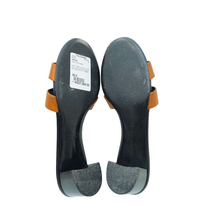 Top quality Hermes Naturel Oasis Sandal 40.5