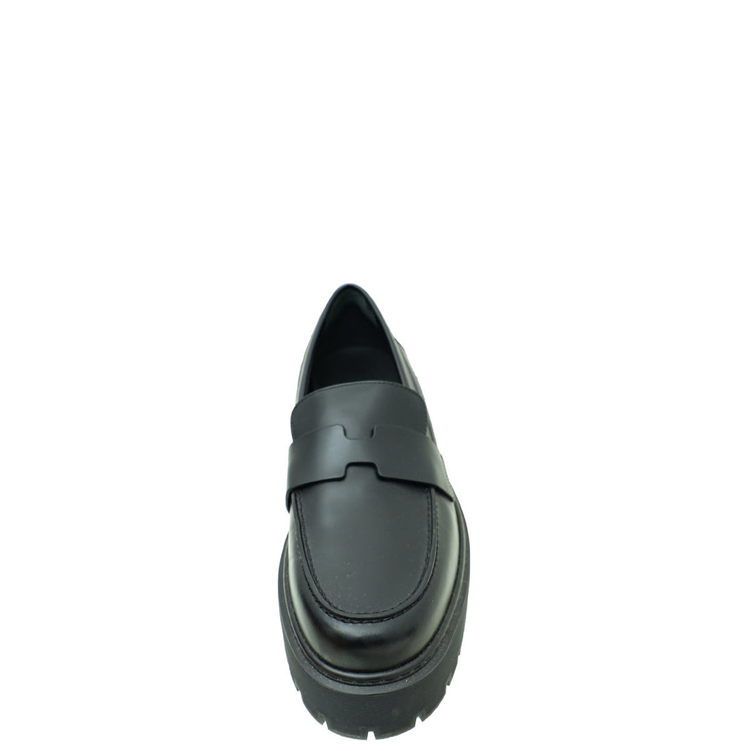 Top quality Hermes Noir Glazed Hitch Loafer 40