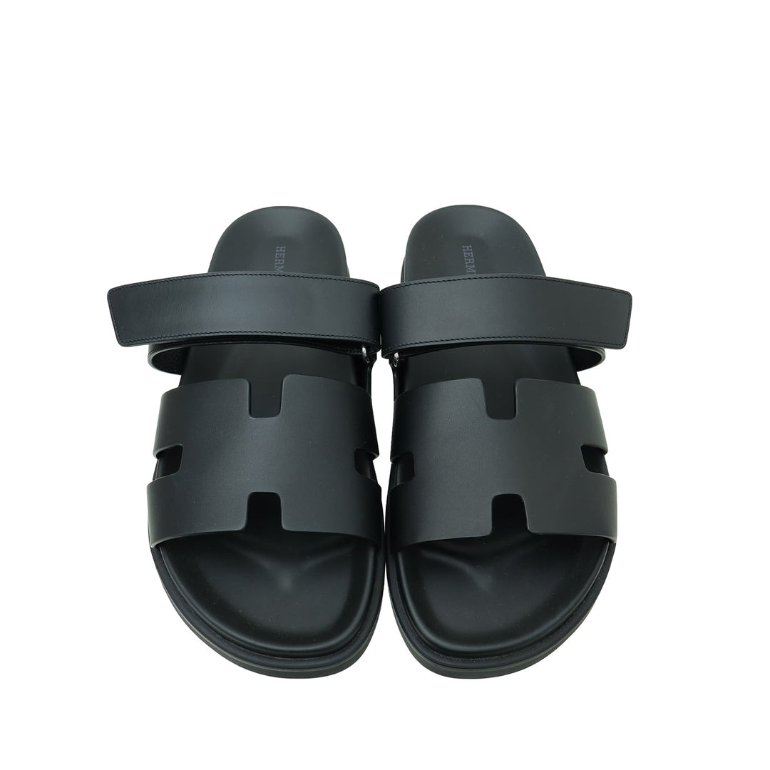 Top quality Hermes Noir Chypre Sandal 42.5