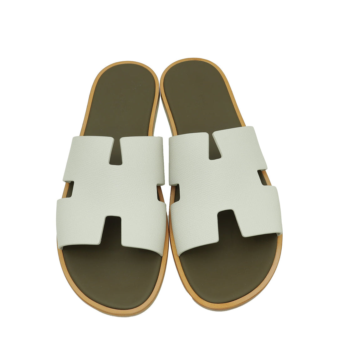 Hermes Bicolor Izmir Sandals 46.5