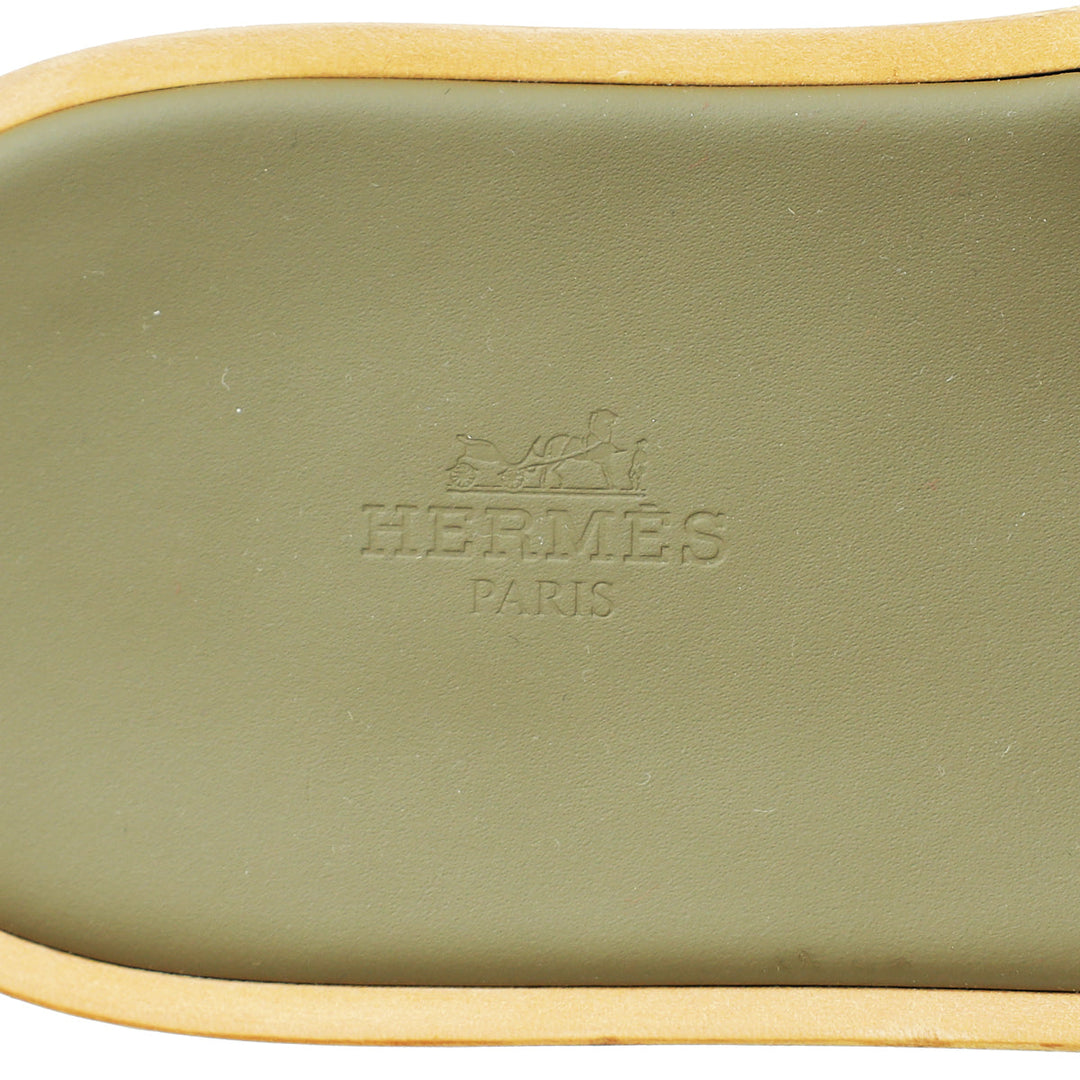 Hermes Bicolor Izmir Sandals 46.5
