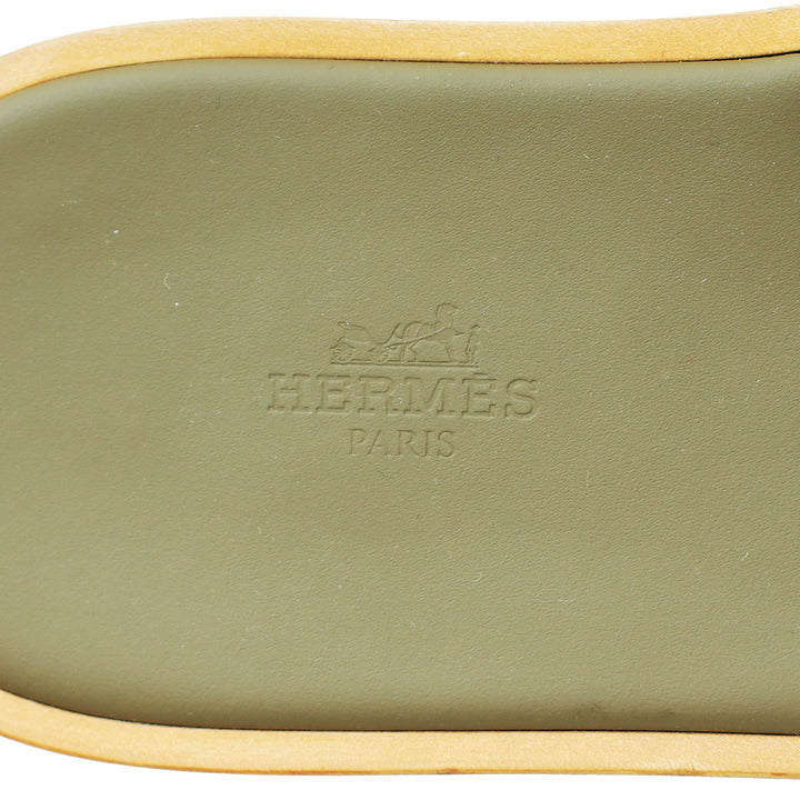 Hermes Bicolor Izmir Sandals 46.5