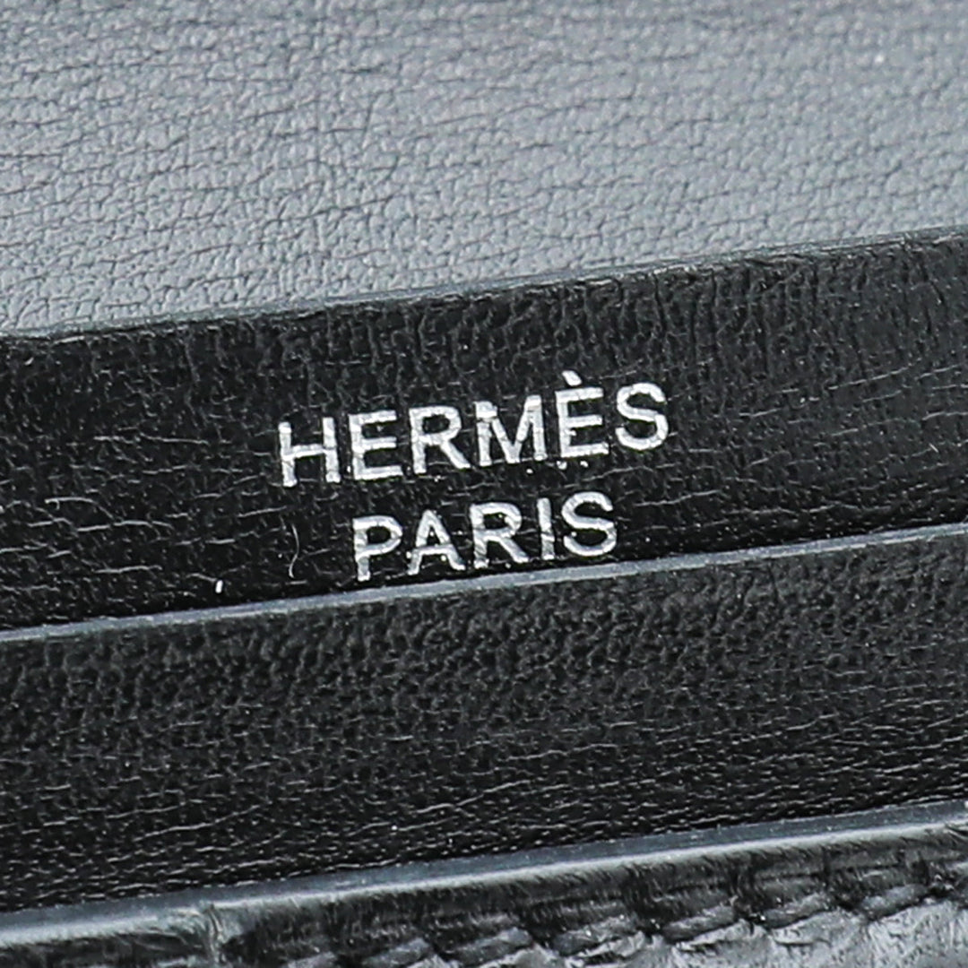 Top quality Hermes Noir Bearn Box Wallet